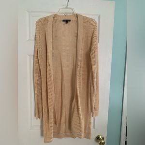 Open knit cardigan